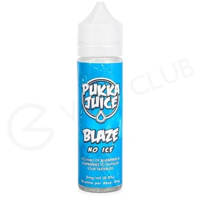 Blaze No Ice Shortfill E-Liquid By Pukka Juice 50ml 1 Blaze No Ice Shortfill E-Liquid By Pukka Juice 50ml