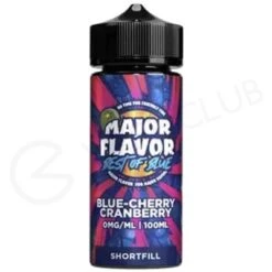 Blue Cherry Cranberry Shortfill E-Liquid By Major Flavour Best Of Blue