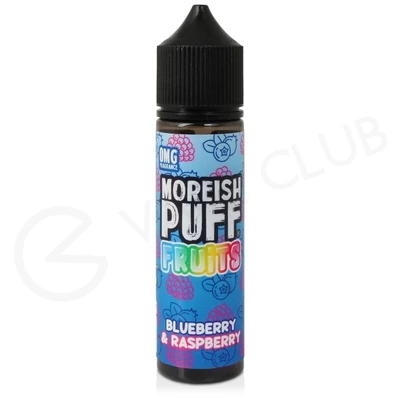 Blueberry & Raspberry Shortfill E-Liquid By Moreish Puff 50ml 1 Blueberry & Raspberry Shortfill E-Liquid By Moreish Puff 50ml