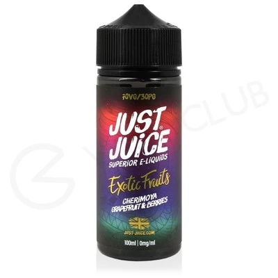 Cherimoya, Grapefruit & Berries Shortfill E-Liquid By Just Juice Exotic Fruits 100ml 1 Cherimoya, Grapefruit & Berries Shortfill E-Liquid By Just Juice Exotic Fruits 100ml