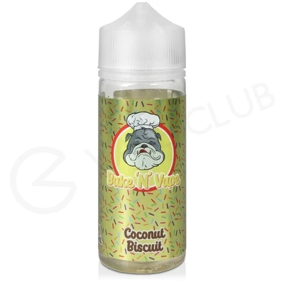 Coconut Biscuit Shortfill E-Liquid By Bake N Vape 100ml 1 Coconut Biscuit Shortfill E-Liquid By Bake N Vape 100ml