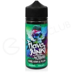 Cool Kiwi & Plum Shortfill E-Liquid By Flava Junki 100ml