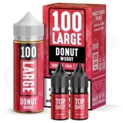 Donut Worry Shortfill E-Liquid By 100 Large 100ml