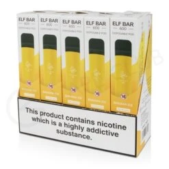 Elf Bar Banana Ice 10 X Disposable Vape Multipack
