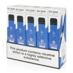 Elf Bar Blue Raspberry Lemonade 10 X Disposable Vape Multipack