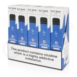 Elf Bar Blue Sour Raspberry 10 X Disposable Vape Multipack
