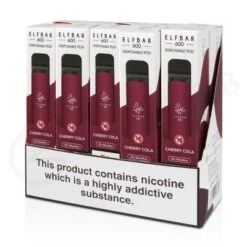 Elf Bar Cherry Cola 10 X Disposable Vape Multipack