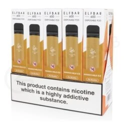 Elf Bar Mango Milk Ice 10 X Disposable Vape Multi Pack