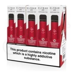 Elf Bar Strawberry Raspberry Cherry Ice 10 X Disposable Vape