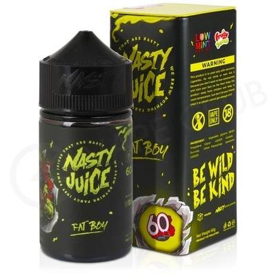Fat Boy Shortfill E-liquid By Nasty Juice 50ml 1 Fat Boy Shortfill E-liquid By Nasty Juice 50ml