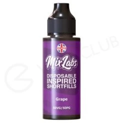 Grape Shortfill E-Liquid By Mix Labs 100ml