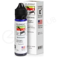 Green Apple + Kiwi Redberry Shortfill E-liquid By Element Emulsions 50ml