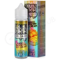 Mango Raspberry Ice Cream Shortfill E-Liquid By Double Drip 50ml