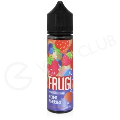 Mixed Berries Natural Shortfill E-Liquid By Frugi 50ml 1 Mixed Berries Natural Shortfill E-Liquid By Frugi 50ml