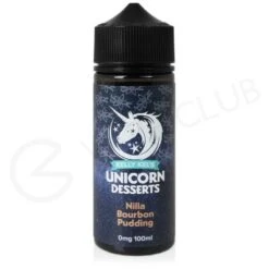 Nilla Bourbon Pudding Shortfill E-Liquid By Kelly Kel's Unicorn Desserts 100ml