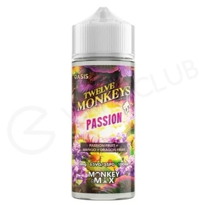 Passion Shortfill E-Liquid By Twelve Monkeys Oasis 100ml 1 Passion Shortfill E-Liquid By Twelve Monkeys Oasis 100ml