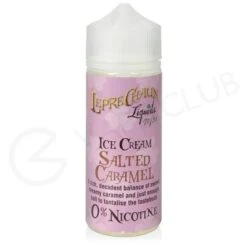 Salted Caramel Shortfill E-Liquid By Leprechaun Liquids Ice Cream 100ml