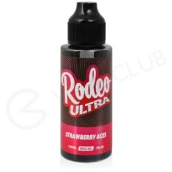 Strawberry Aces Shortfill E-Liquid By Rodeo Ultra 100ml