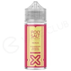 Strawberry Banana Rhubarb Shortfill E-Liquid By Pod Salt Nexus 100ml