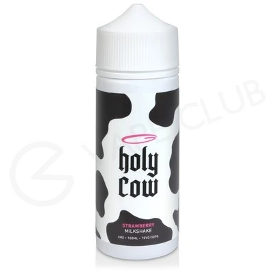 Strawberry Milkshake Shortfill E-Liquid By Holy Cow 100ml 1 Strawberry Milkshake Shortfill E-Liquid By Holy Cow 100ml