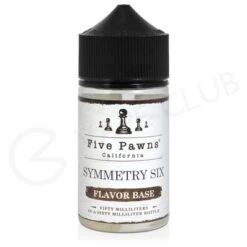 Symmetry Six Flavour Base Shortfill E-Liquid By Five Pawns 50ml