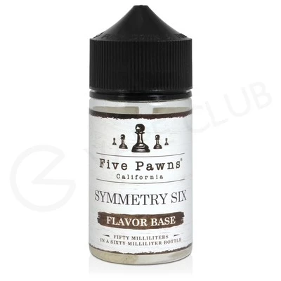 Symmetry Six Flavour Base Shortfill E-Liquid By Five Pawns 50ml 1 Symmetry Six Flavour Base Shortfill E-Liquid By Five Pawns 50ml