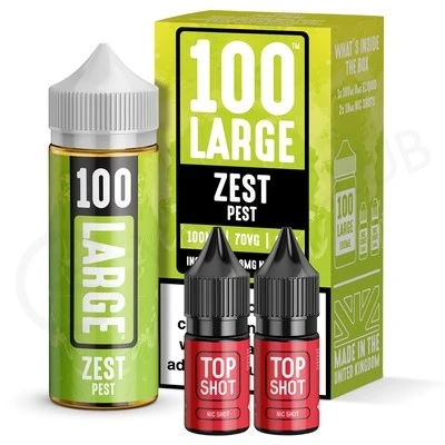 Zest Pest Shortfill E-Liquid By 100 Large 100ml 1 Zest Pest Shortfill E-Liquid By 100 Large 100ml